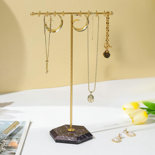 Organizador De Joyas Soporte De Exhibición De Joyas Dorado