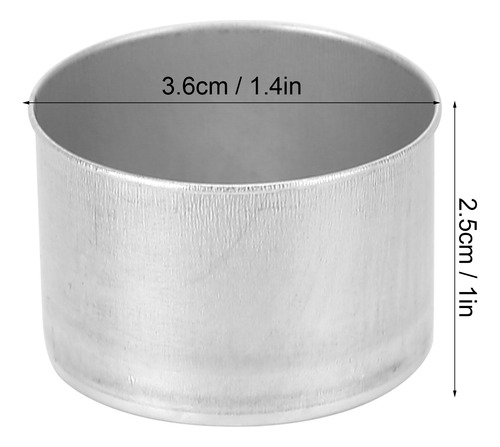 Fabricación De Velas Molde Contenedor 50pcs Vela Base Mayor