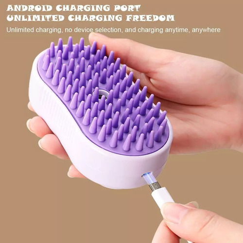 . Cepillo De Vapor Para Perros Y Gatos 3 En 1
