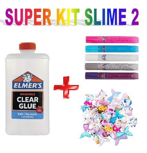 Combo Para Slime Con Charms Sirenas Y Unicornios Inc Adhesiv