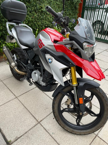 Moto Bmw G 310 Gs 2018 Gris Roja Titular Accesorios Nuevas