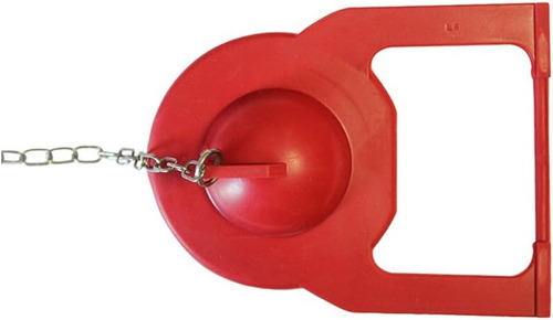 Válvula Descarga Wc Flapper Rojo Para Baño Descarga Wc