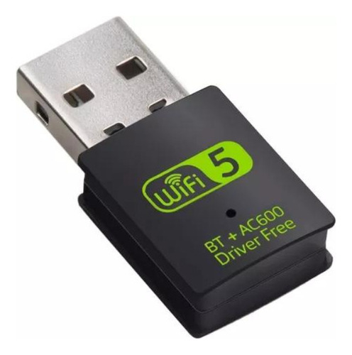 Adaptador Usb Bluetooth 4.2 + Wifi 600mbps Dual 2.4 Y 5ghz 