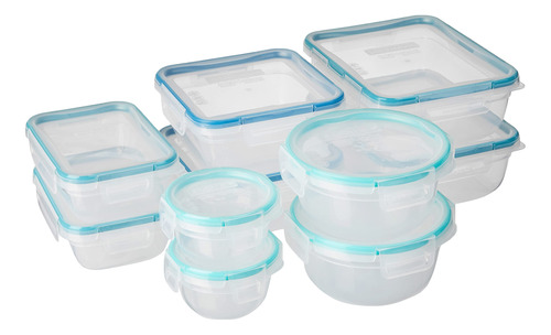 Snapware Total Solution - Set De 20 Recipientes Plasticos Pa