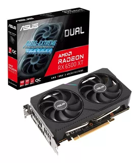 Placa De Video Asus Rx 6500 Xt Dual 4gb Gddr6 Radeon