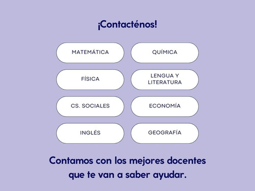 Clases Particulares Para Secundaria - Todas Las Materias
