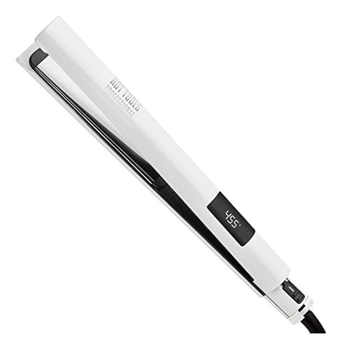 Hot Tools Pro Artist White Gold Digital Flat Iron, 1 Pulgada