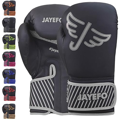 Guantes De Boxeo Profesionales Jayefo Glorious Con Gel - Cue