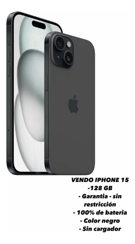 iPhone 15 Negro