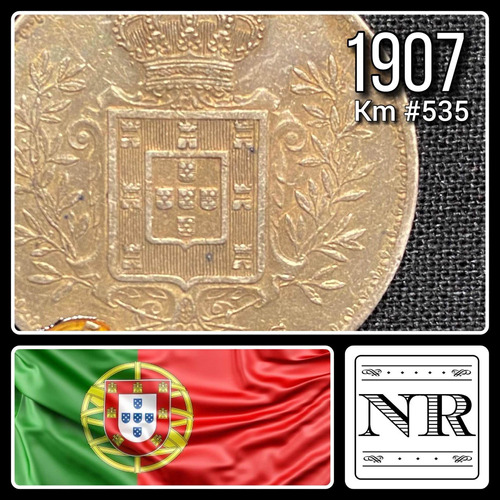 Portugal - 500 Reis - Año 1907 - Km #535 - Plata .917