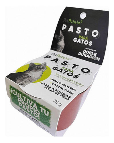 Pet Natura® Kit De Pasto Para Gatos 70grs