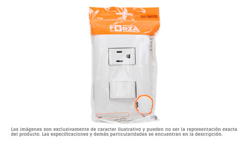 Apagador Sencillo C/contacto 2 Vent Bticino Forza Blanco Blanco
