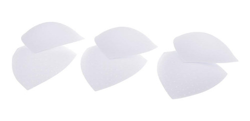 6 Pares De Espuma De Sujetador Almohadillas Triángulo Push -