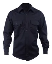 Comprar Camisa Trabajo Gabardina Azul Indumentaria Laboral Uniformes