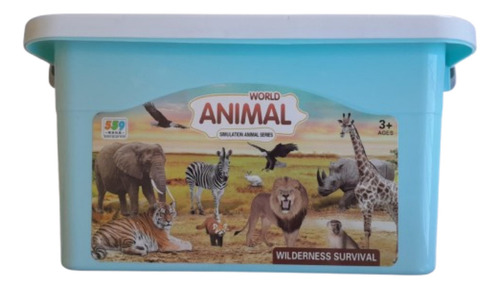 World Dinosaur Set De Dinosaurios Con Valija 2272402