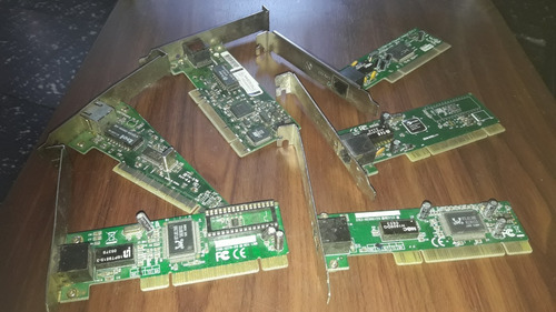 Lote De Tarjetas De Red Funcionando (Usado)