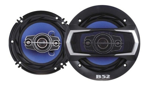 Parlantes Para Autos B52 Wa-6192 500w 4 Vías 6.5 Color Azul