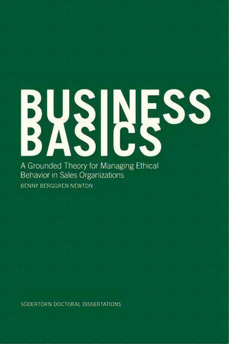 Business Basics, De Benny Berggren Newton. Editorial Sodertorn University, Tapa Blanda En Inglés