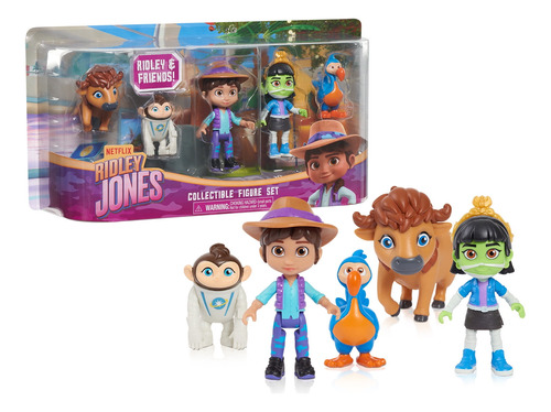 Juego De Figuras Coleccionables De Ridley Jones, Juguetes Pa