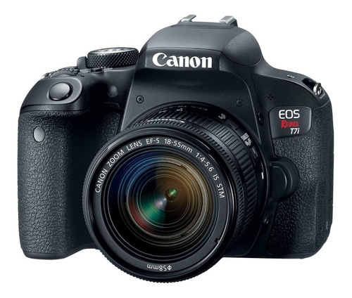 Canon EOS Rebel FULL HD Kit T7i + lente 18-55mm IS STM CON WIFI/NFC