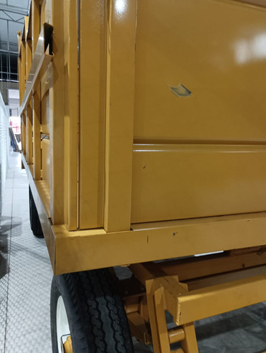 Remolque Bison Reforzado Hidráulico 4 Toneladas Para Tractor