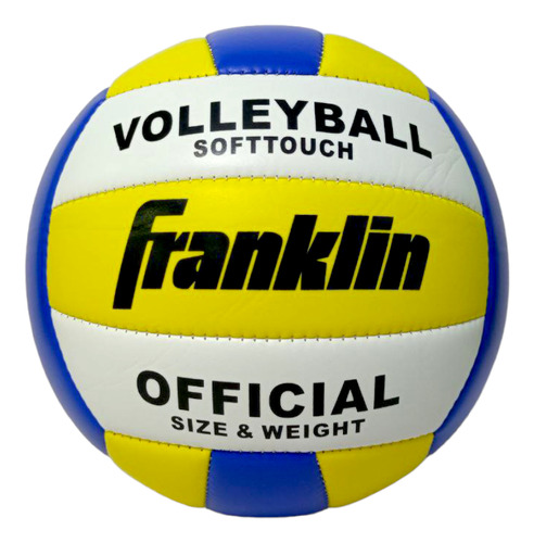 Balón De Voleibol N° 5 Marca Franklin Mod. Amarillo-azul
