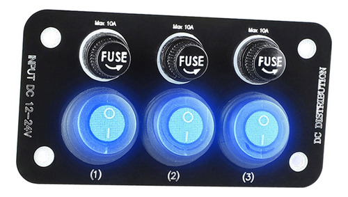 Panel De Interruptor De Palanca De Montaje 12v/24v Panel De