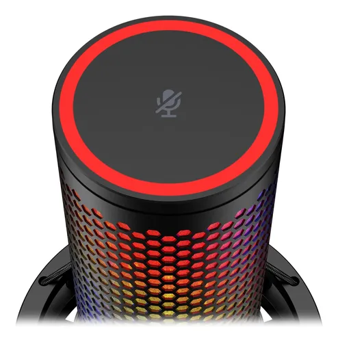 ヘッドホン HyperX QuadCast Microfone Usb Hyperx Quadcast 2 S Com Iluminação Rgb Preto