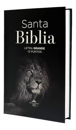 Biblia Rv 1960,leon Tamaño Manual, Letra Grande 12 Pts