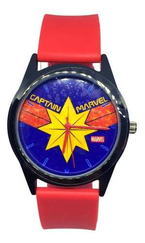 Imagen 4 de 4 de Reloj Marvel Coleccion Capitana Marvel Unisex