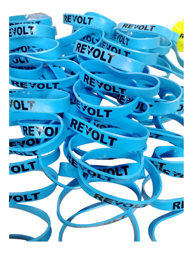 Pulseras De Silicon Personalizada Con Tu Diseño 225 Pz Unono Varios Colores A Elegir