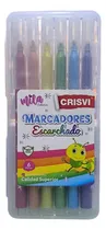 Comprar Marcadores Escarchados Crisvi 6 Colores Surtidos