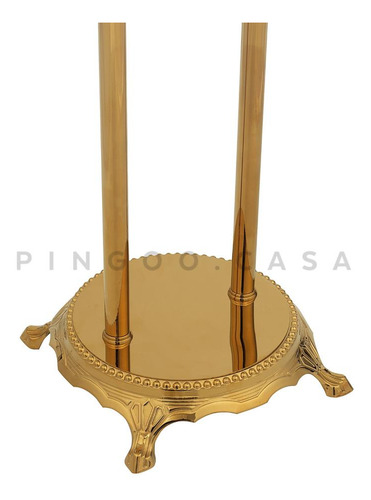 Misturador Duplo Comando De Piso Para Banheira - Dourado