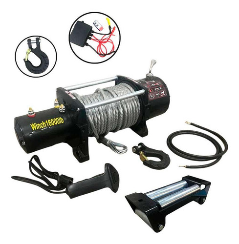 Guincho Elétrico 16000lbs 7257kg Com Cabo 24m Importway