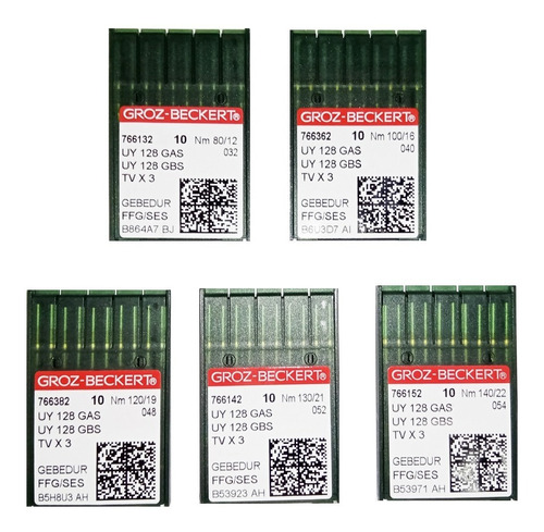Agujas Groz-beckert P/ Collaretera, Punta Ffg Gebedur 50 Pzs