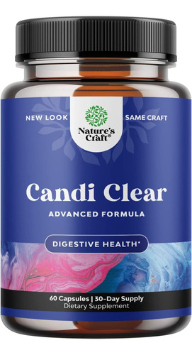 Candida Clear Candida Cleanse 60 Capsulas Hecho En Usa