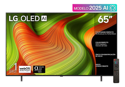 Pantalla 65 Pulgadas LG Oled Ai B5 4k Smart Tv 2025