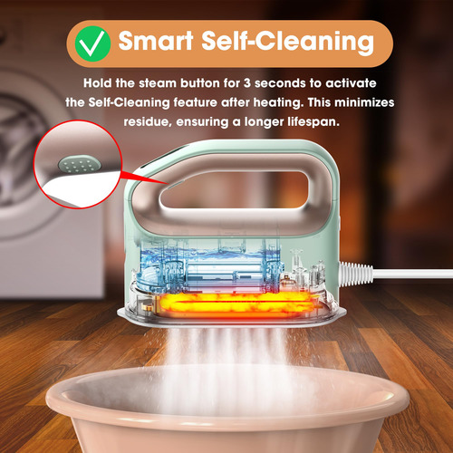 Plancha De Vapor Newbealer Smart Turbo Steam De 1200 W, Tanq
