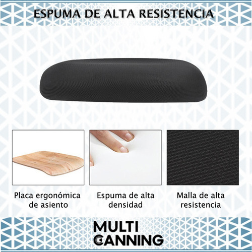 Imagen 5 de 10 de Silla Oficina Sillon Mesh Escritorio Pc Ejecutivo Premium