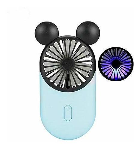 Kbinter Cute Mini Ventilador Personal, Portátil Y Usb Recarg