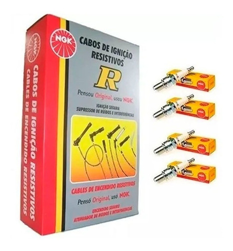 Kit Cables Y Bujias Ngk Renault Scenic 2.0 8v F3r