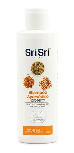 Shampoo Ayurvédico Proteico Srisri 200ml - Vegano Celíaco