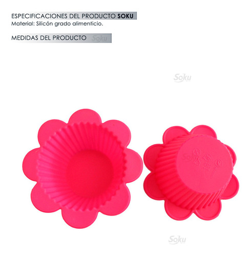 10 Moldes De Silicon Capacillos Para Cupcakes Muffin Panques