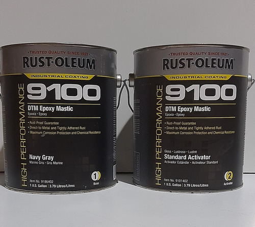 Rust Oleum Kit Epoxi 9100 Rojo Real + Activador 7.56lt 