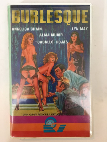 Vhs Burlesque Cine De Ficheras Lyn May Angelica Chain 1980