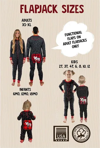 Pijamas Familiar Para Dormir Negra Talla 18 Meses