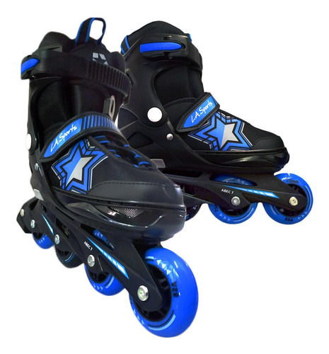 Patines Con Bota Ajustable Recreativos Infantiles Deportivo