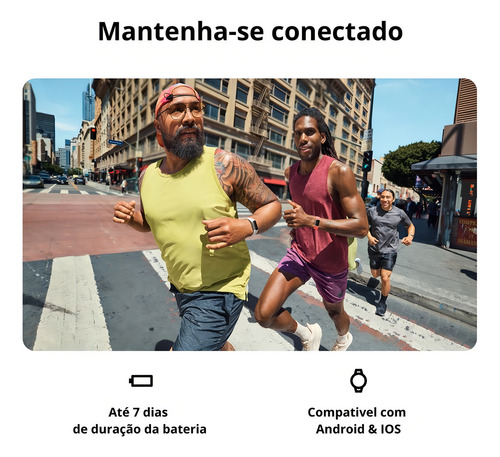 Relógio Smartband Fitbit Charge 6 Health Tracker Obsidian Cor Da Caixa Preto Preto
