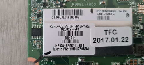 Placa Laptop Hp Spectre X360 G2 13-4100/ I5 6200u 4gb