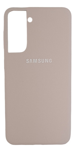 Estuche Protector Silicone Case Para Samsung S21 Beige